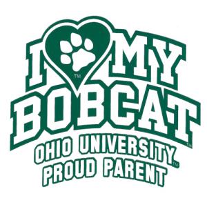 Image of Vinyl Decal: I Heart My Bobcat Proud Parent