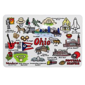 Image of Magnet: Hand Drawn Ohio Collage